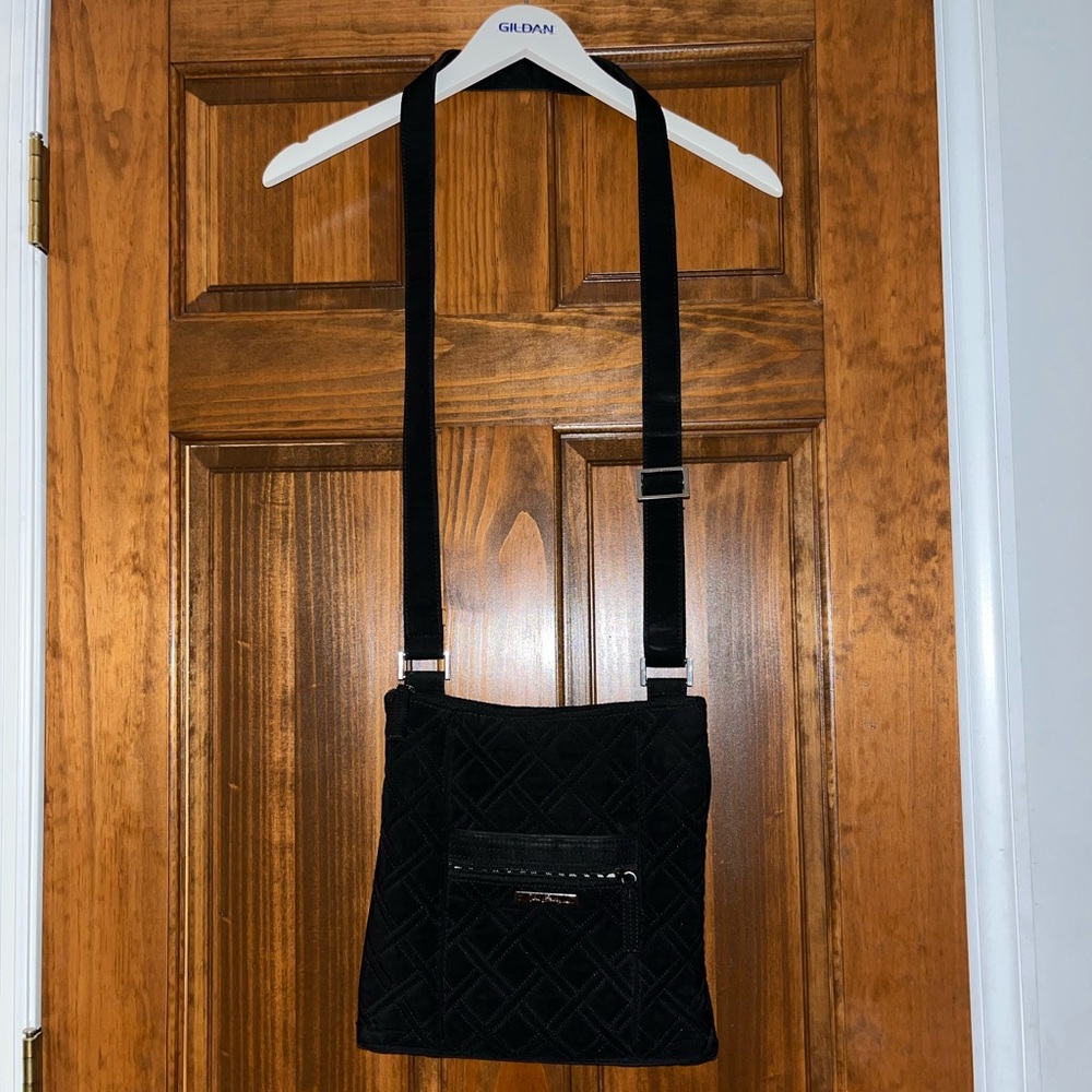 Vera Bradley Black Stitch Crossbody Bag